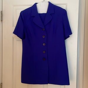 Kasper A.S.L Petite Suit Skirt/Longer Jacket Size 10P